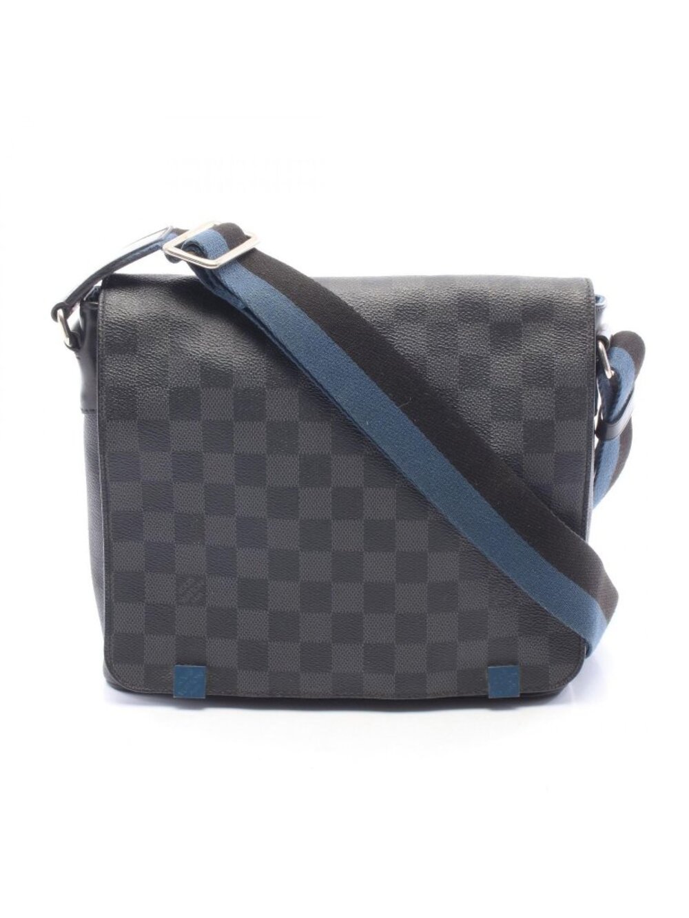 Louis Vuitton Shoulder Bag District PM NM Damier Graphite Leather